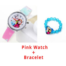 Load image into Gallery viewer, Princess Elsa Children Watches Spiderman Colorful Light Source Boys Watch Girls Kids Party Gift Clock Wrist Relogio Feminino