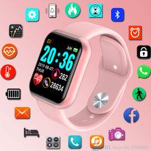 Load image into Gallery viewer, children digital wrist watch girls boys led watches kids WristWatch Android IOS large screen multi-sport mode digital watch Teen