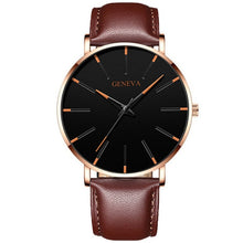 Load image into Gallery viewer, 2020 Minimalist Men's Fashion Ultra Thin Watches Simple Men Business Stainless Steel Mesh Belt Quartz Watch Relogio Masculino