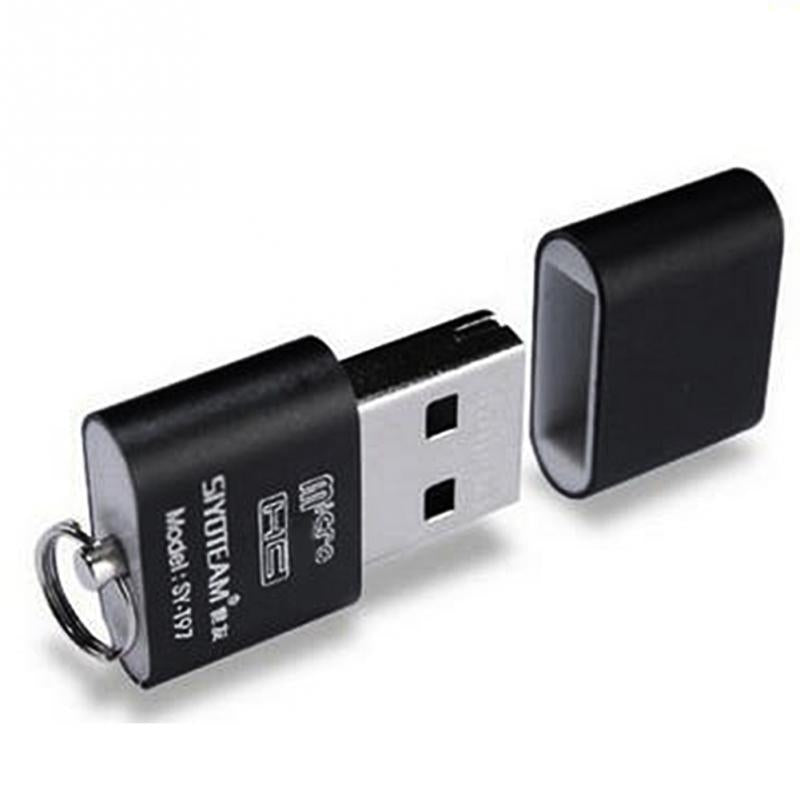 High speed USB 2.0 Interface Micro SD TF T-Flash Memory Card Reader Adapter Lightweight Portable Mini Memory CardReaderWholesale