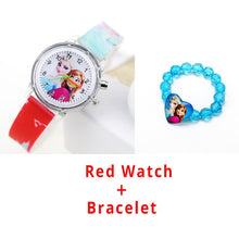Load image into Gallery viewer, Princess Elsa Children Watches Spiderman Colorful Light Source Boys Watch Girls Kids Party Gift Clock Wrist Relogio Feminino
