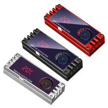Load image into Gallery viewer, VODOOL M2 SSD Heatsink Cooler Temperature OLED Digital Display M.2 2280 NVME SSD Solid State Hard Disk Radiator Heat Thermal Pad

