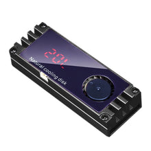 Load image into Gallery viewer, VODOOL M2 SSD Heatsink Cooler Temperature OLED Digital Display M.2 2280 NVME SSD Solid State Hard Disk Radiator Heat Thermal Pad
